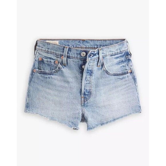 Levi's® Premium 501° HIGH RISE WOMEN'S DENIM SHORTS NWT Size 26 - Picture 4 of 11